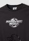 Black pure cotton T-shirt with Mario Kart print_5