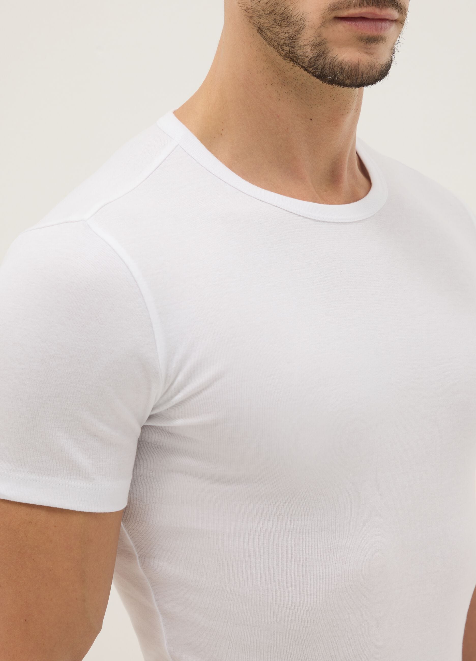 Twin-pack White T-shirt in Pure Cotton