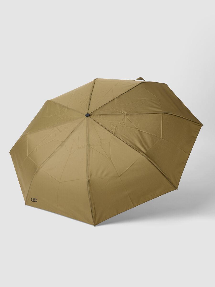Olive green folding umbrella with sleeve_2