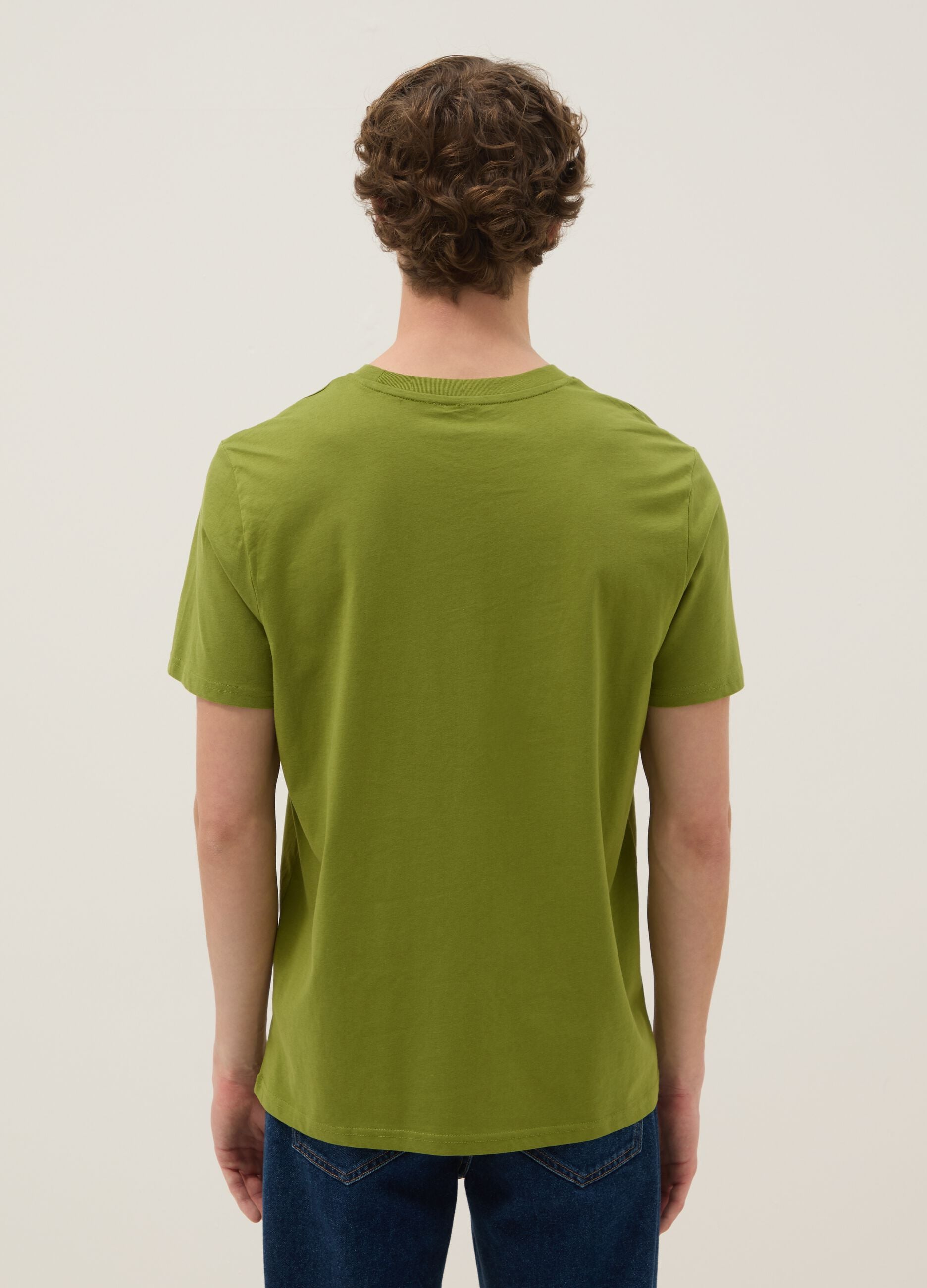Green Paul Frank print T-shirt in pure cotton, regular fit
