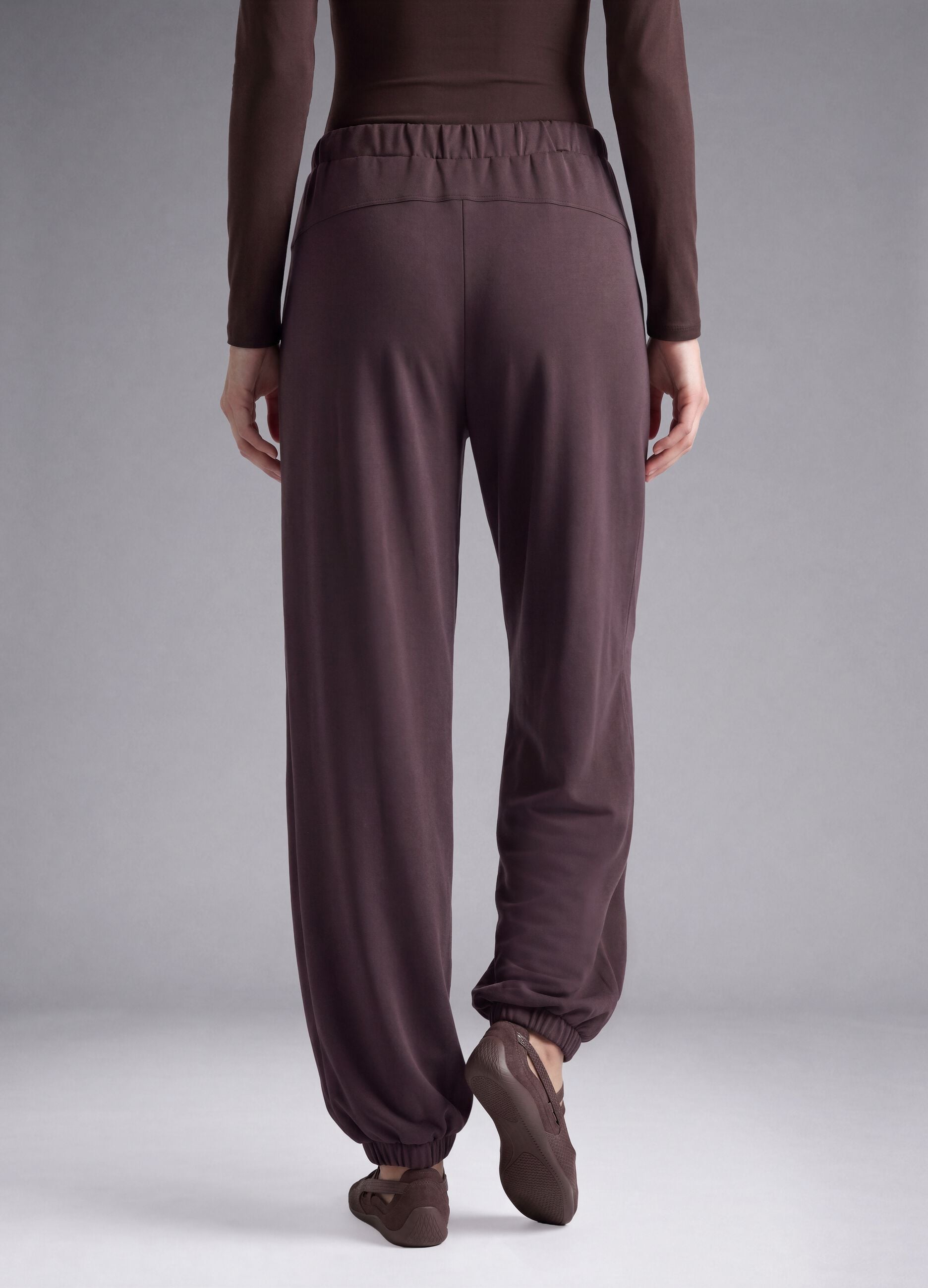 Purple soft-touch jogging bottoms ALTAVIA STUDIO