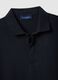 Black regular-fit polo in pure mercerised cotton_5