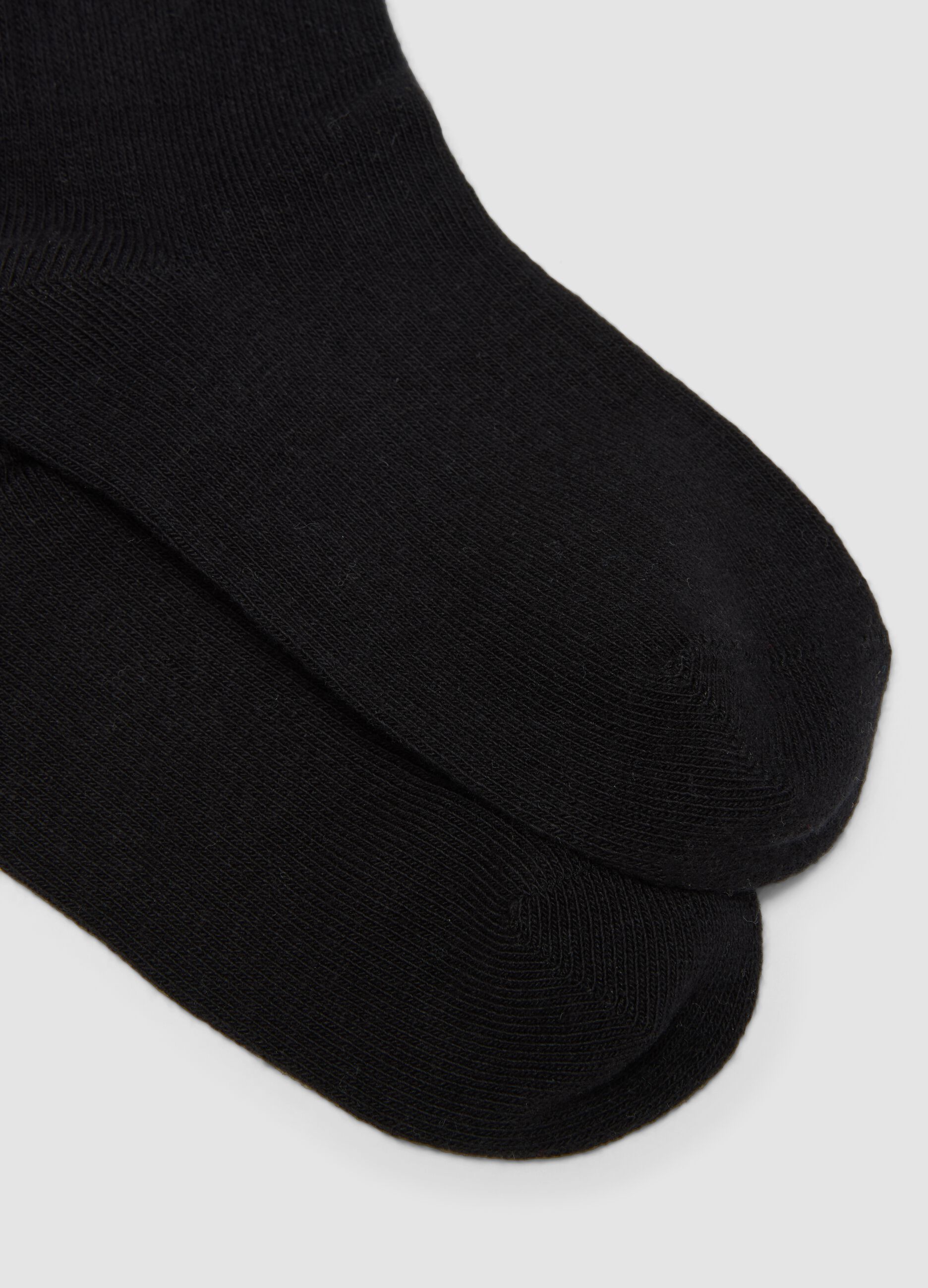 3-pack of white short socks in stretch organic cotton for girls