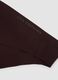 Brown ribbed stretch microfibre briefs_1