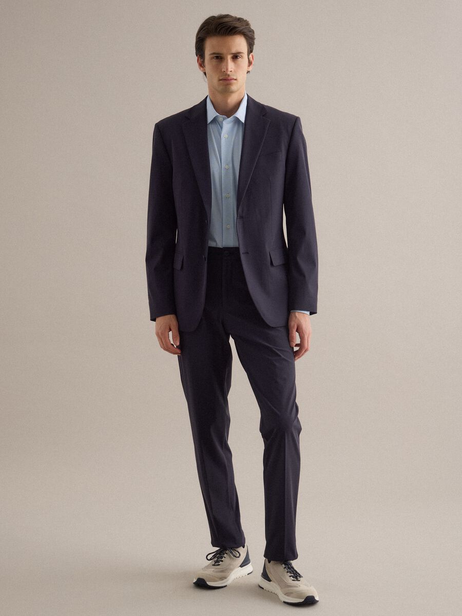 Blazer blu slim fit_1