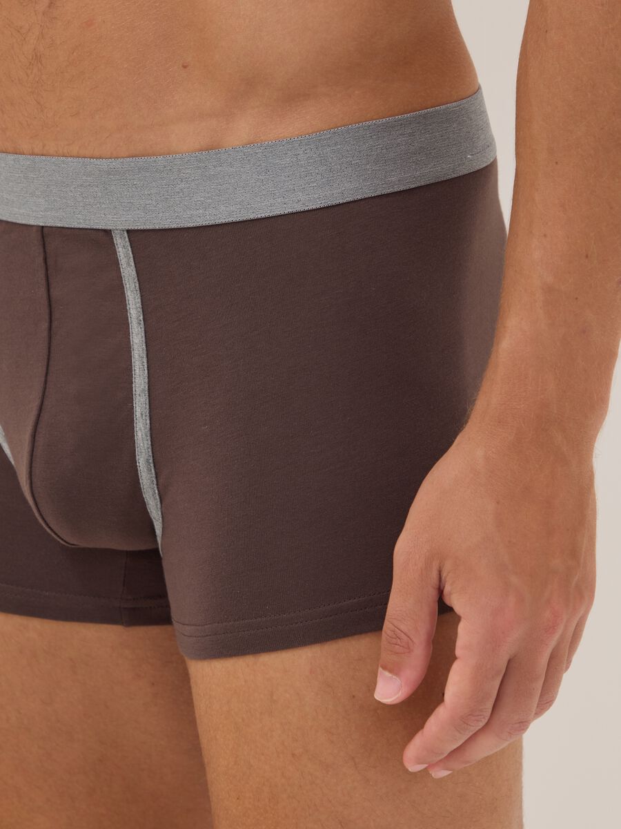 Three-pack of multicolour striped stretch organic cotton boxers_3