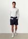 White long-sleeve T-shirt in pure organic cotton with crew neck_1