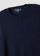 Navy crew-neck jumper in viscose blend, regular fit_1
