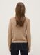 Beige cotton blend cardigan regular fit with buttons_2