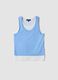 Light blue viscose-blend regular-fit tank top_4