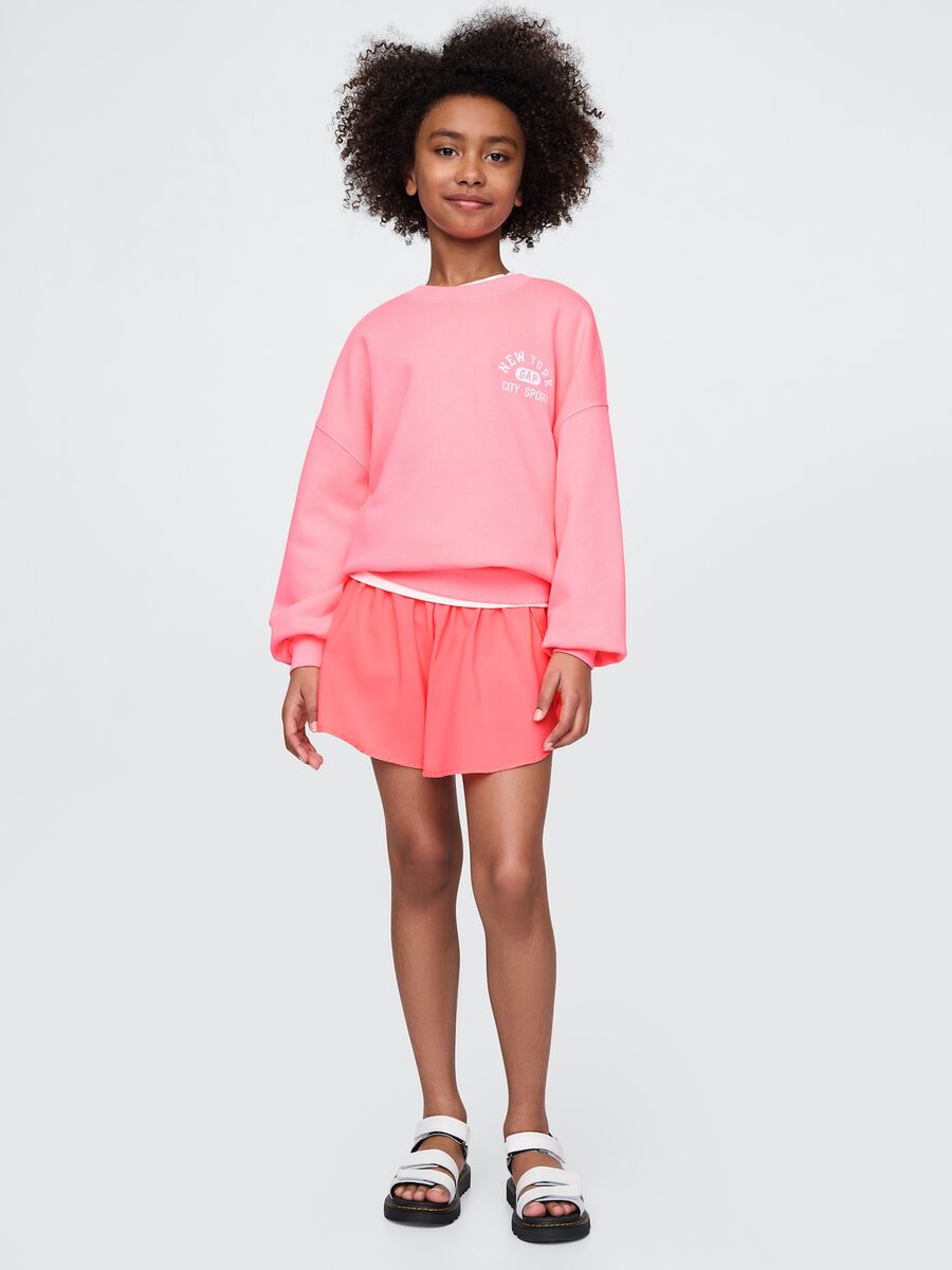 Pantaloncini in tessuto elasticizzato_0