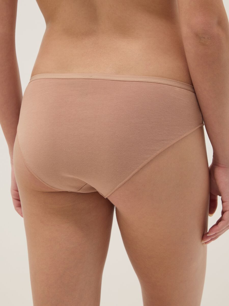 Multipack of multicolour regular fit stretch cotton briefs_2