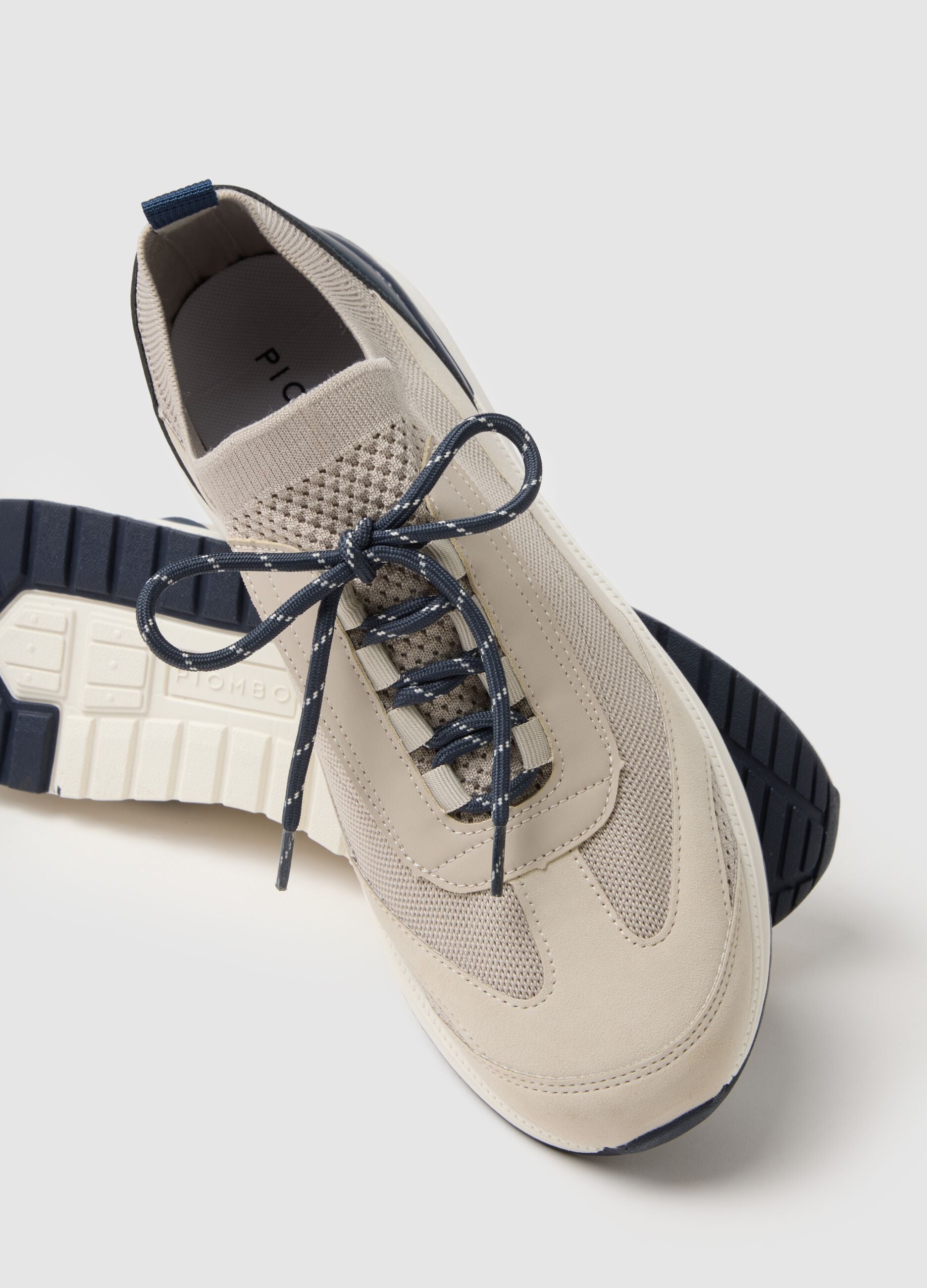 Multicolour Sneakers with Sturdy Sole