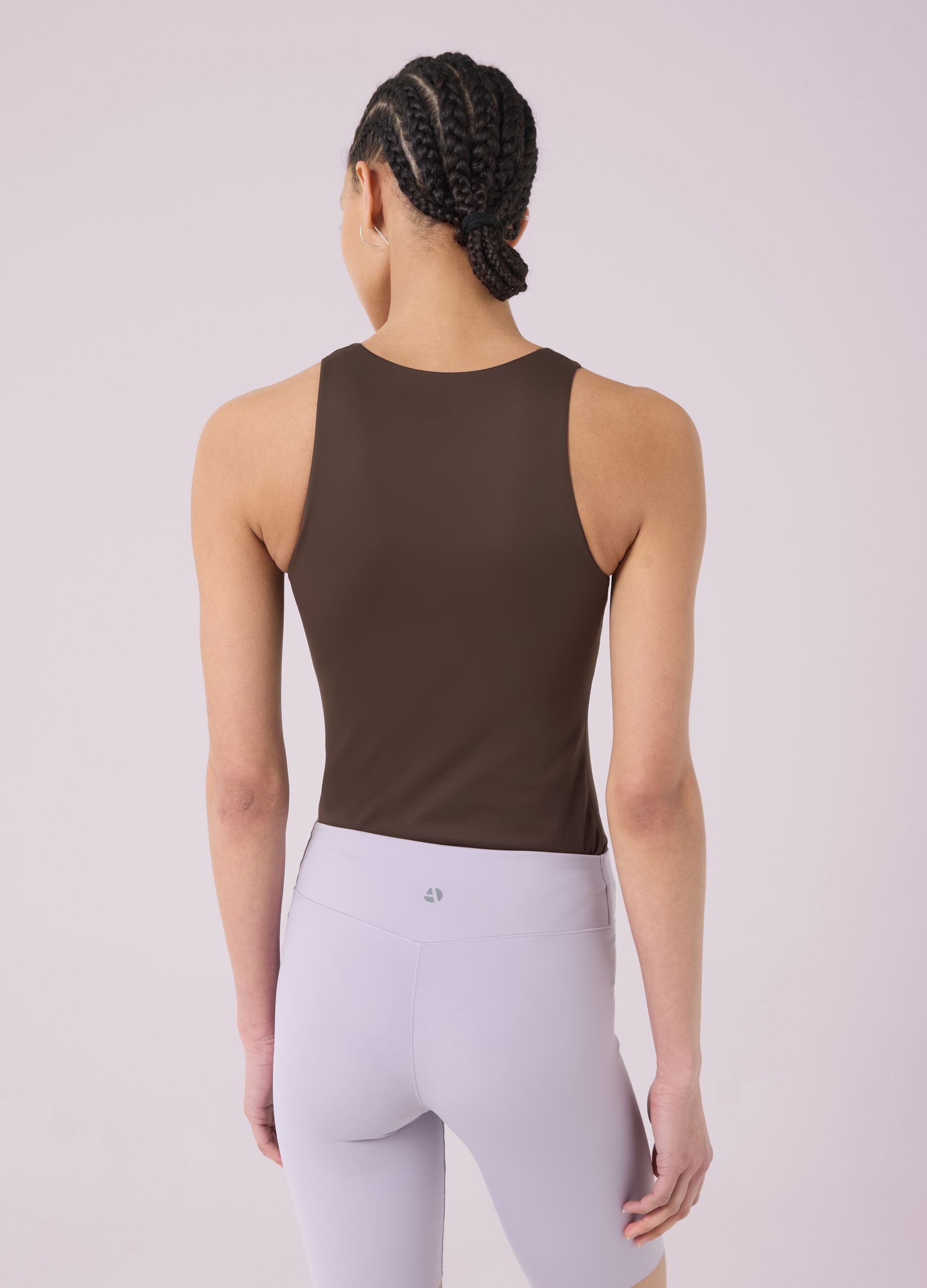 Sleeveless Bodysuit in Stretch Fabric ALTAVIA STUDIO