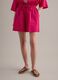 Pink 100% cotton shorts, regular fit_1