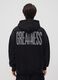 Black cotton-blend hoodie with logo_3