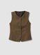 Green slim-fit viscose-blend waistcoat_4