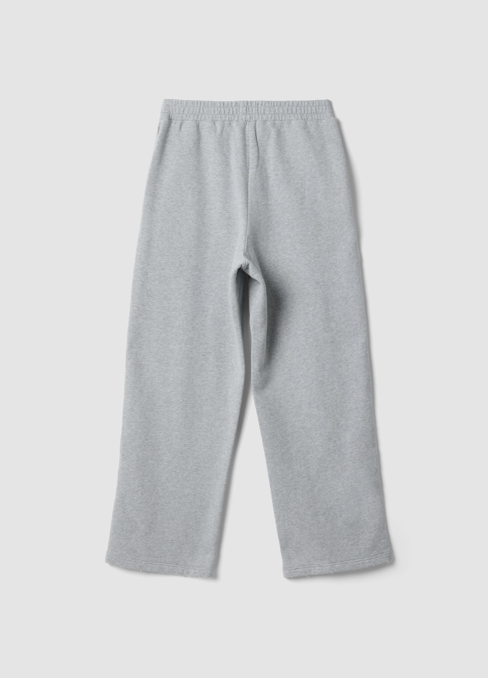 Grey Melange Sweatpants