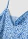 Light blue organic cotton floral print nightdress_5
