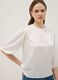 White long-sleeve top with wide sleeves_0