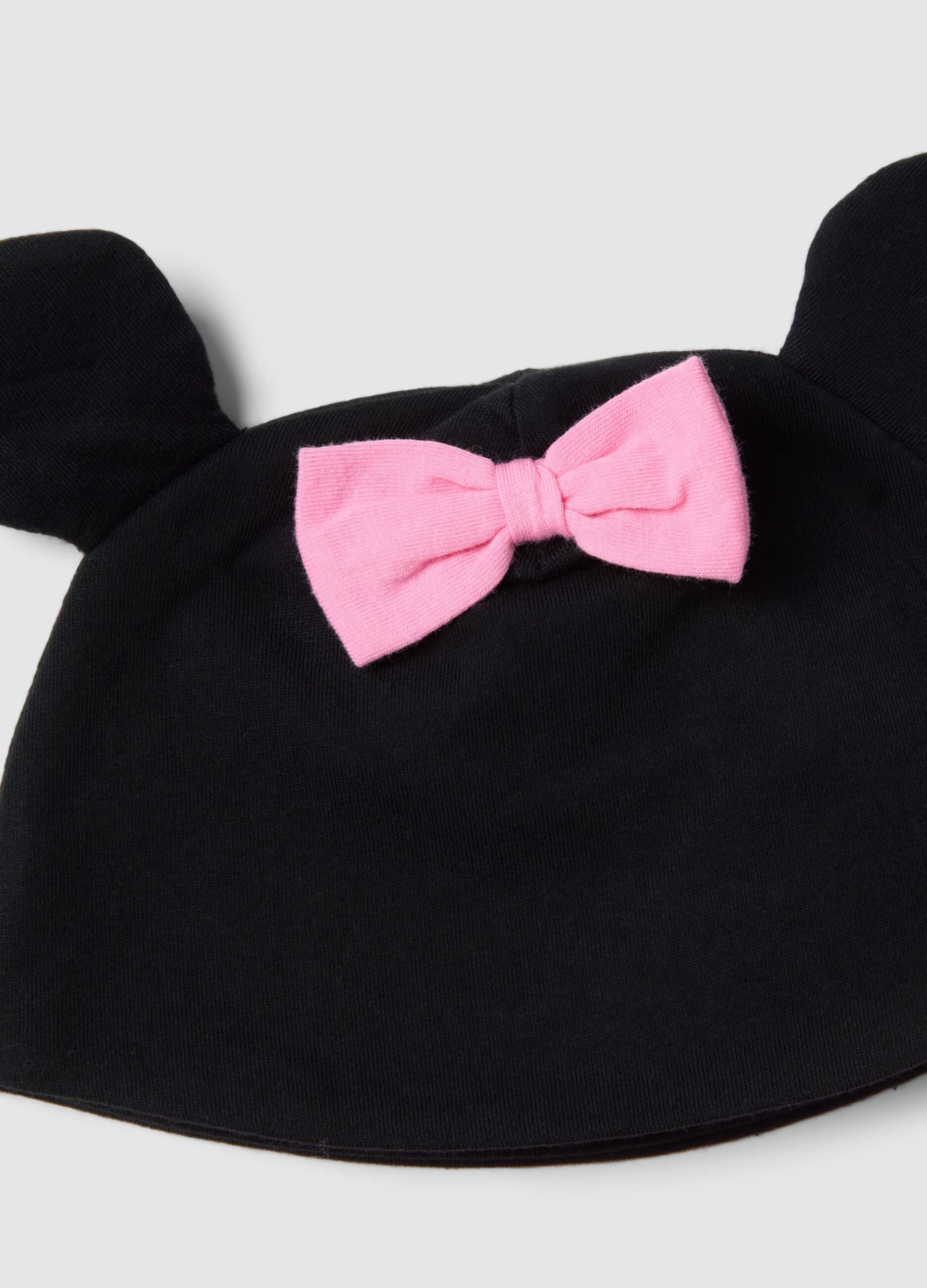Multicoloured pure cotton Minnie-shaped baby girl set