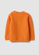Orange pure cotton regular-fit buttoned jumper for baby boy_1