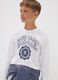 White organic cotton graphic-print T-shirt for boys_0
