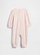 Pink cotton jumpsuit with print_1