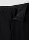 Black slim-fit formal trousers in stretch viscose_5
