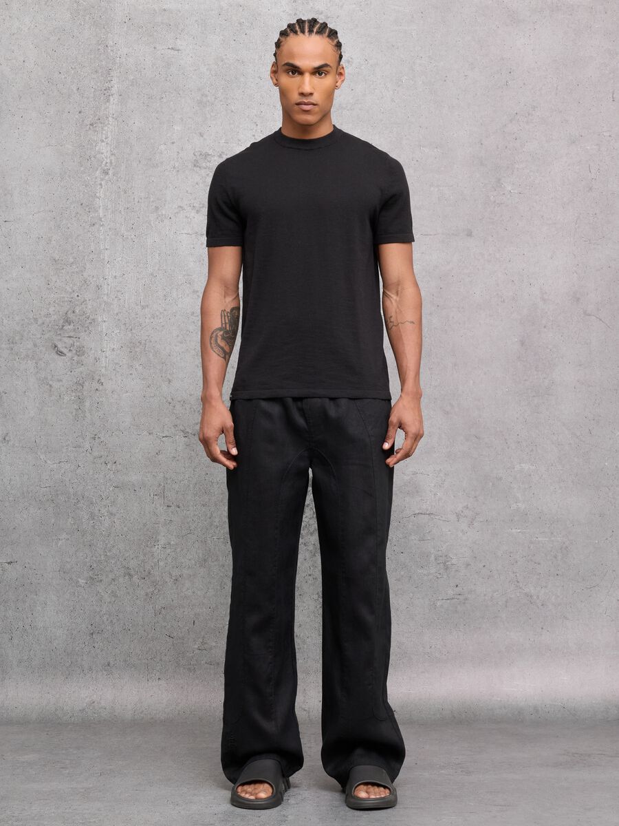 Black Knit T-shirt_3