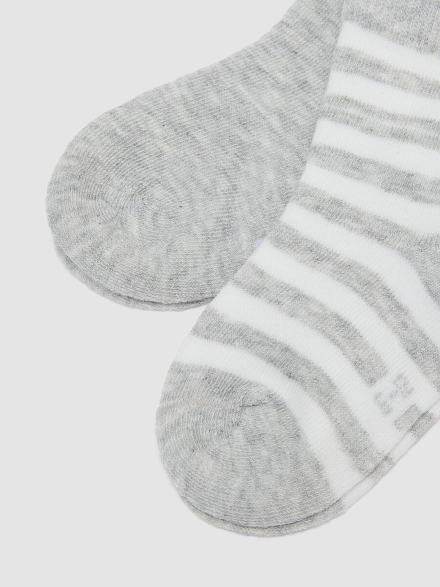 3-pack of grey organic stretch cotton socks_1