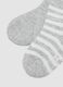 3-pack of grey organic stretch cotton socks_1