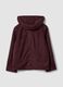 Purple hooded parka with zip and press-stud fastening_6