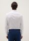 White cotton blend slim fit shirt_2