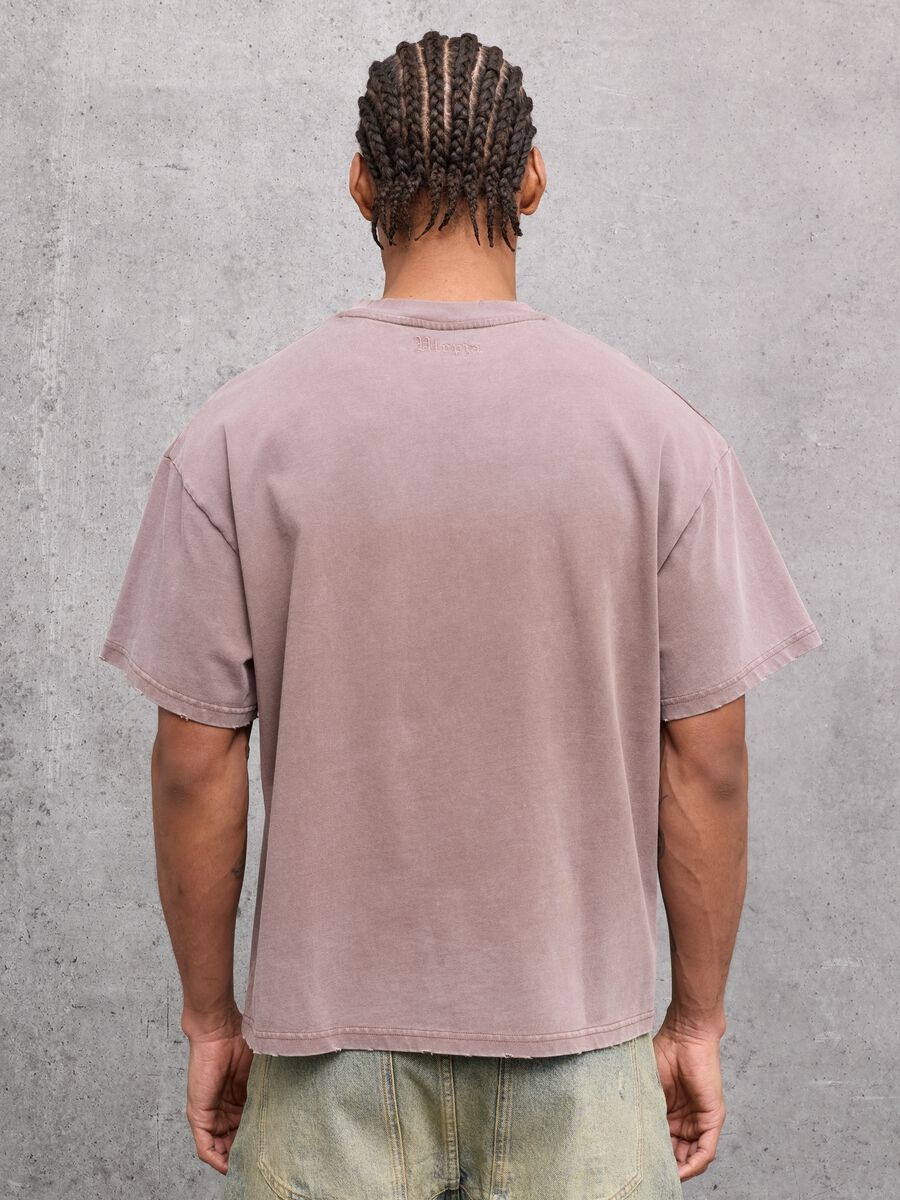 Sunfaded Oversized T-shirt &ndash; Mocha_1