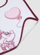 3-pack of pink and white organic cotton bibs with Minnie graphics for baby girl_1