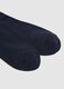 Twin pack of long blue elasticated cotton-blend socks_1
