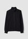 Black full-zip jacket with stretch Easy Dry collar, regular fit_4