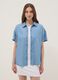 Sky blue pure lyocell shirt_2