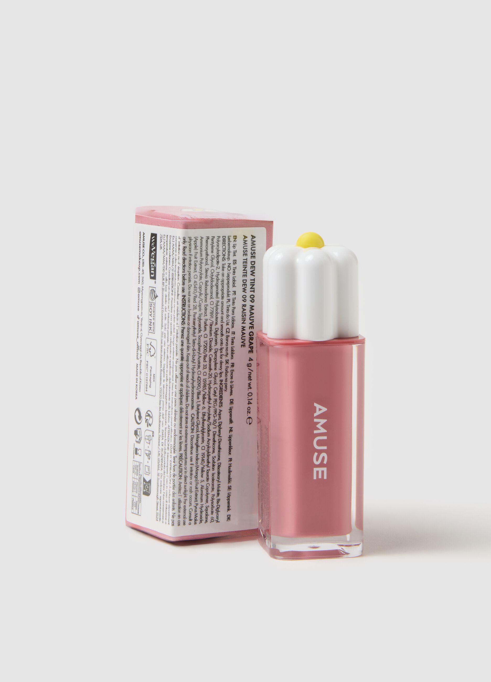 Water-based lip tint, offers high brightness with a lightweight long-lasting finish