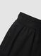 Black cotton-blend cargo pocket Bermuda shorts, relaxed fit_5