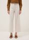 Multicolour Striped Viscose Blend Trousers with Oversized Fit_1