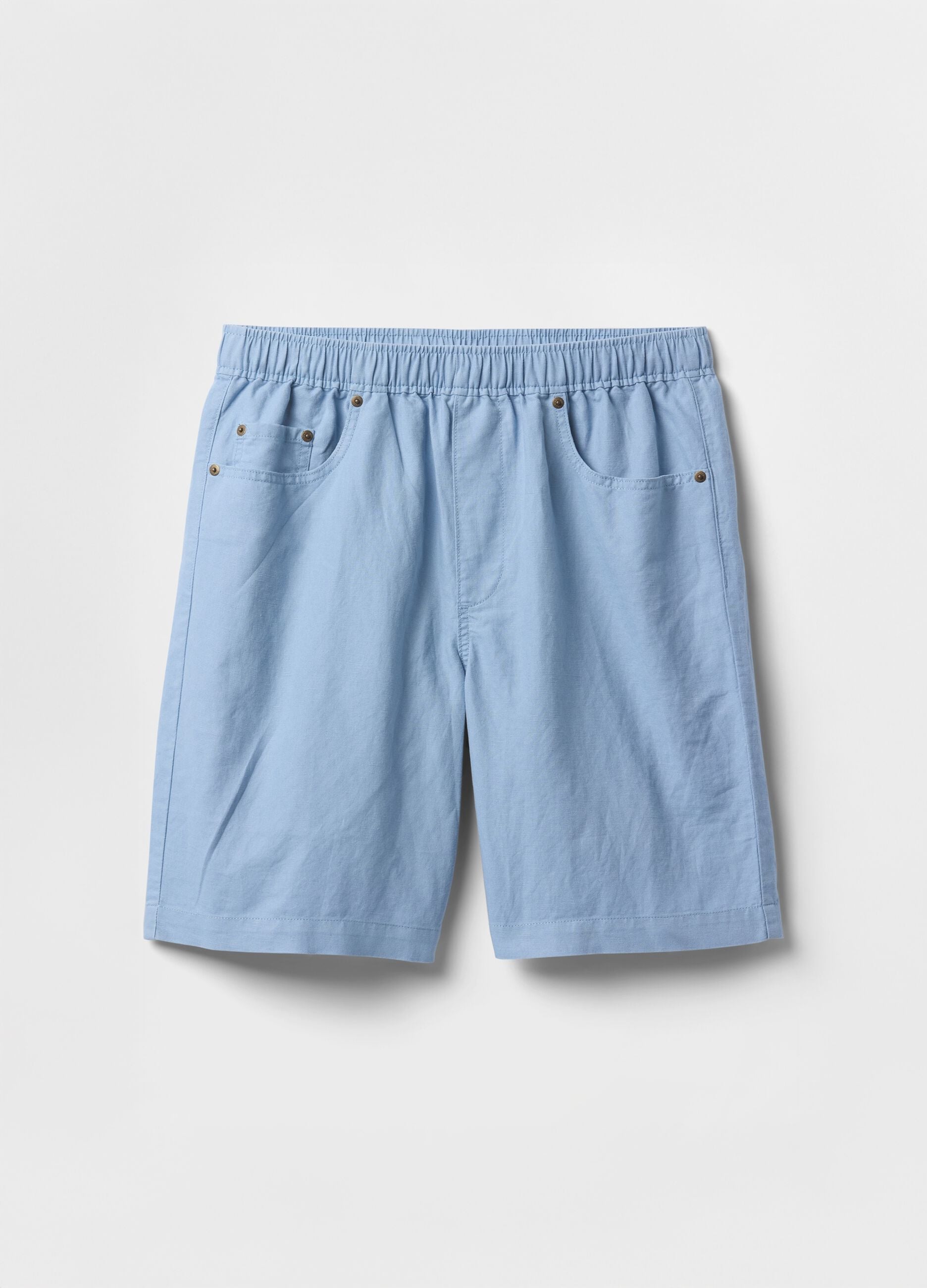 Gap Blue Linen and Cotton Shorts