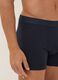 Pack of 3 blue midi boxer briefs in organic cotton_3