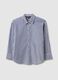 Multicoloured stripe cotton blend shirt regular fit with buttons_4