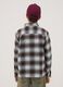 Brown checked pure cotton shirt_2