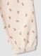 Pink organic cotton floral-print pyjamas for baby girl and toddler_3