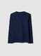 Blue organic cotton graphic print T-shirt for boys_5