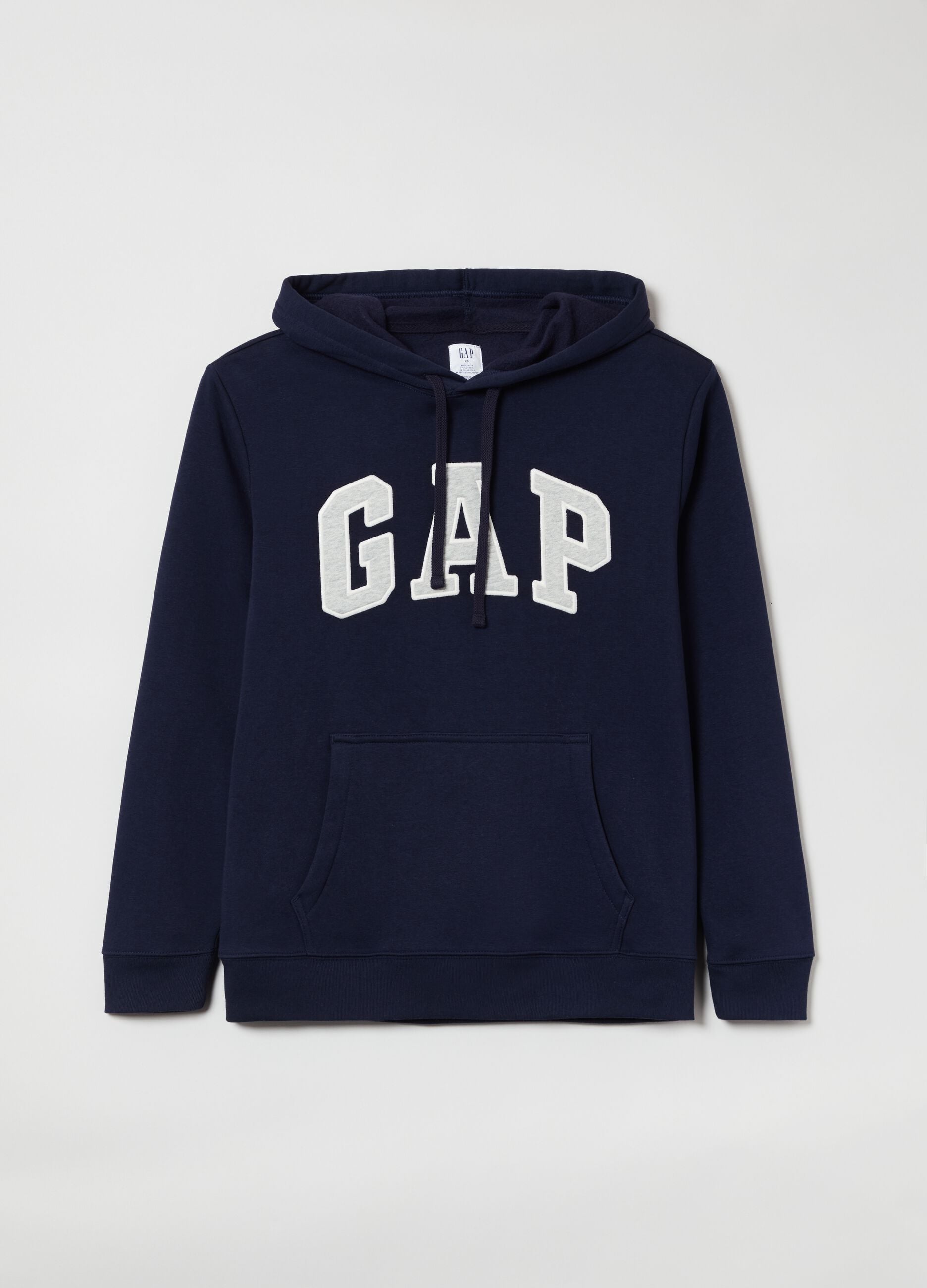 Hoodie with embroidered logo