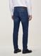 Slim fit dark-wash stretch cotton jeans_2